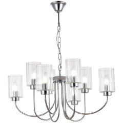 SLE1127-103-08 Светильник подвесной Хром/Прозрачный E14 8*40W TILDA