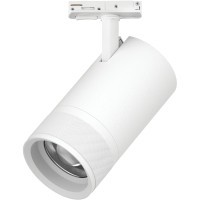 Однофазный двужильный трековый спот 40W 2800LM 2700;4000;6000К 20-55 град Canno Pro Lightstar C4406SS