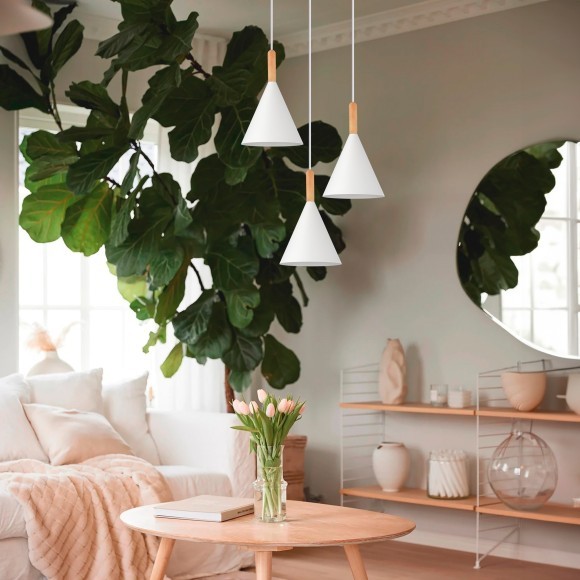 SLE1255-413-01 Светильник подвесной Черный/Белый E27 1*40W ARKET