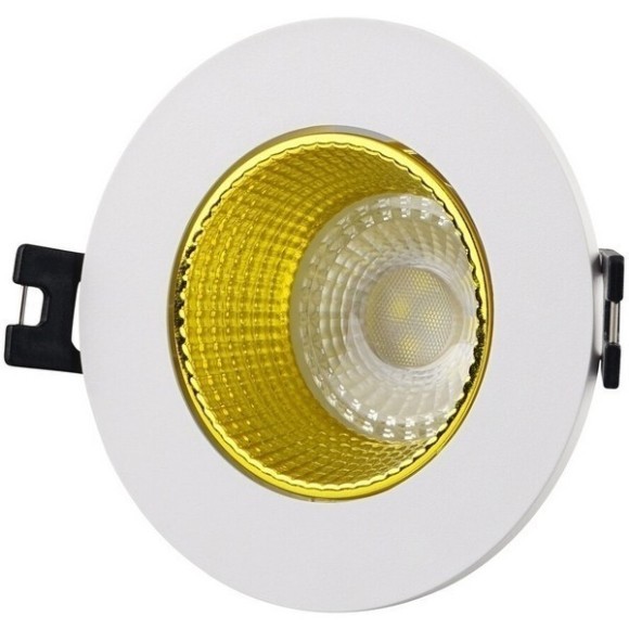 Встраиваемый светильник Denkirs DK3061-WH+YE под лампу 1xGU5.3 10W