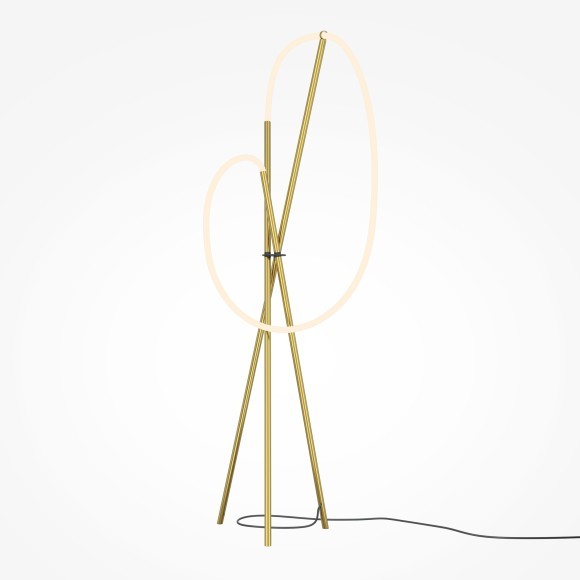 Напольный светодиодный светильник (торшер) с регулировкой яркости 36Вт RA80 2500лм 3000К Maytoni Crochet MOD369FL-L36BS3K