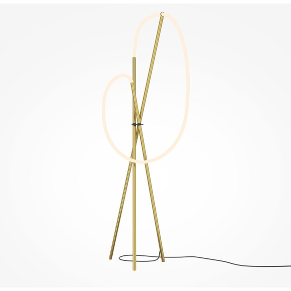 Напольный светодиодный светильник (торшер) с регулировкой яркости 36Вт RA80 2500лм 3000К Maytoni Crochet MOD369FL-L36BS3K