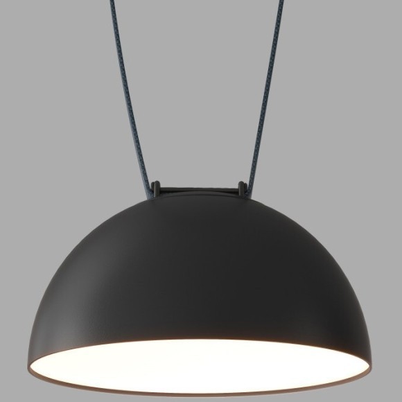 DK5660-BK Cветильник для трека-ремня Belty Smart, серия Flow со светодиодом, D220*H117мм, 48V DC, 24W, RA90, 120°, 3000-5700K, IP20, черный, алюминий