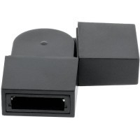 Гибкое cоединение 48V черное Due Hermes Lightstar 510157
