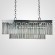 Люстра Rh 1920S Odeon Clear Glass Fringe Chrome By Imperiumloft