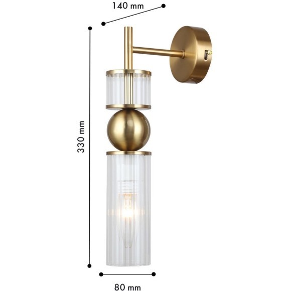 Бра 1xE14x40W Favourite 4737-1W Vanilla