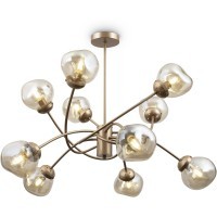 Люстра на штанге декоративная Freya FR8017PL-10MG