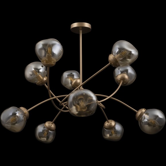 Люстра на штанге декоративная Freya FR8017PL-10MG