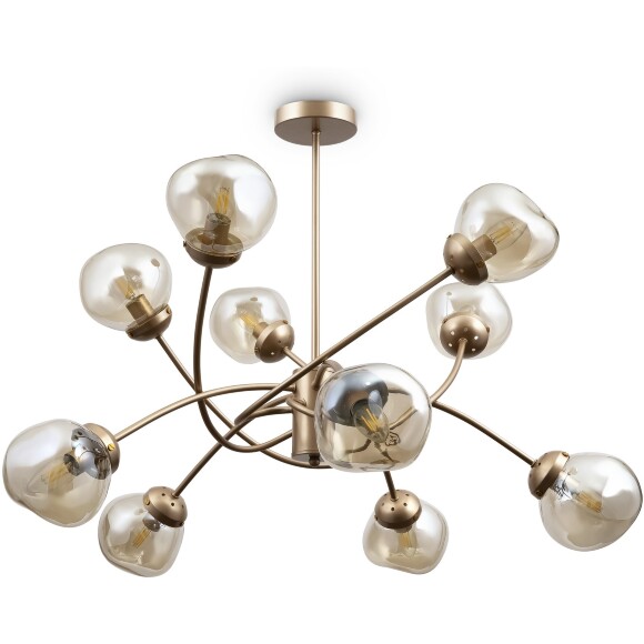 Люстра на штанге декоративная Freya FR8017PL-10MG