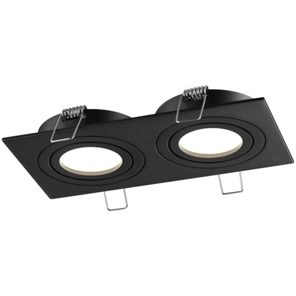 371022 Двойной черный встраиваемый поворотный светильник GU10 2*50W 220-240V IP20 Novotech WIR MORUS 371022 Двойной черный встраиваемый поворотный светильник GU10 2*50W 220-240V IP20 Novotech WIR MORUS
