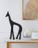 427031 Статуэтка Жираф SUZU, L110, B30, H170, алюминий, черный