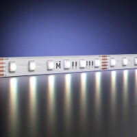 Maytoni 201135 Цветная светодиодная RGB+W4000K лента, 5 метров, ширина 12мм серия ULTRA SMD5050 24V 19,2Вт/м IP20 120° кратность резки 100мм, раб. температура -30...+60°С