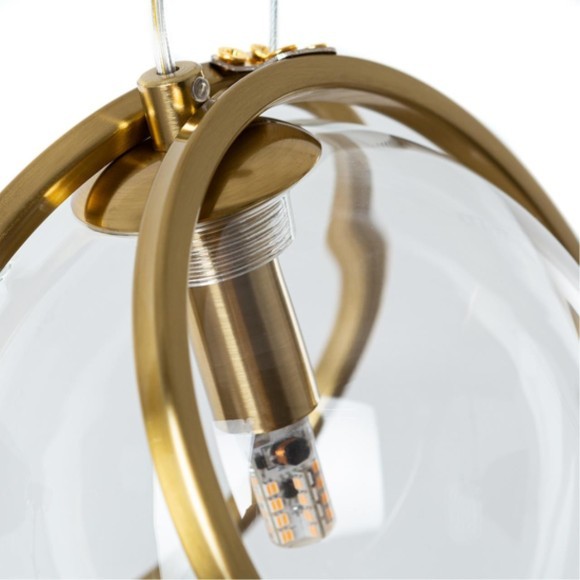 Подвесной светильник с 1 плафоном Divinare 5015/17 SP-1 HAZEL под лампу 1xG9 40W