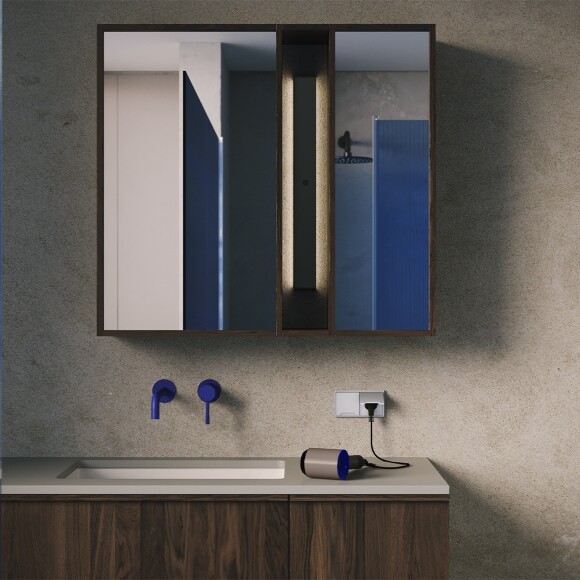 VLS000816 Накладка для розетки с заземлением, защитными шторками и защитной крышкой серого цвета VOLTUM S70 (серый)