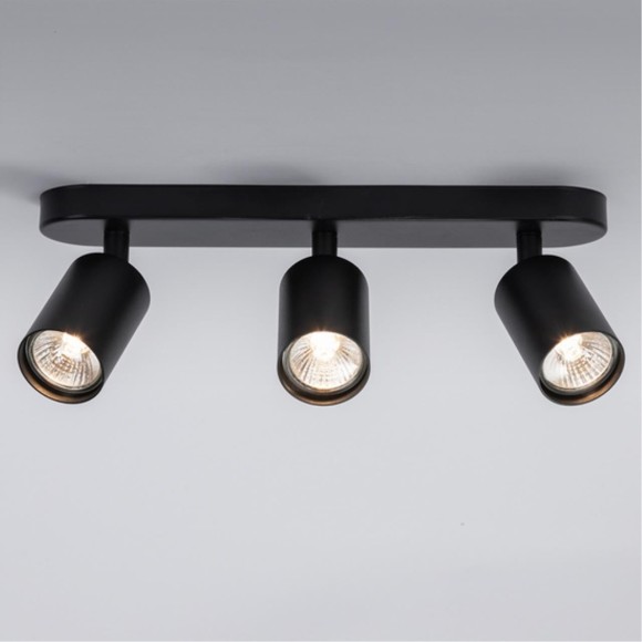 Спот потолочный Arte Lamp A3226PL-3BK AQUARIUS под лампы 3xGU10 35W