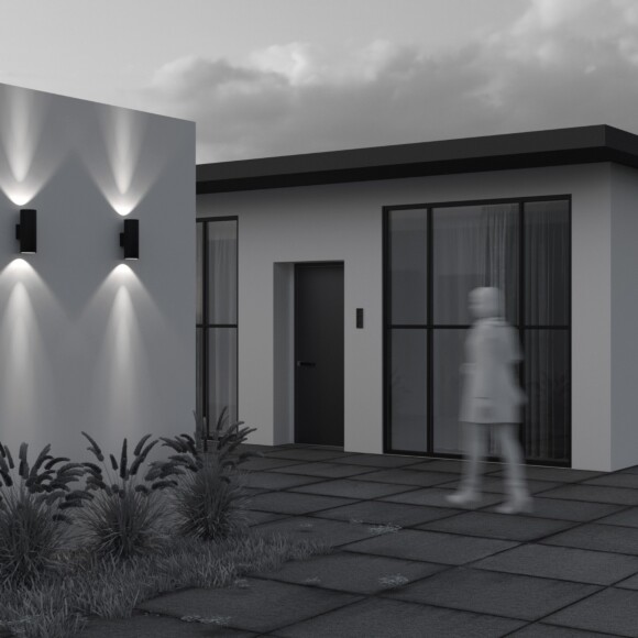 Уличный настенный светильник Outdoor O514WL-L30B3K