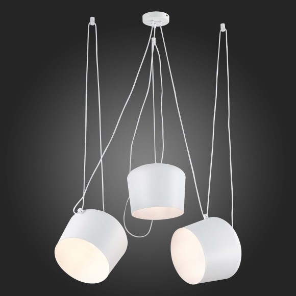 SLE120653-03 Светильник подвесной Белый/Белый E27 3*40W TRIESTE SLE120653-03 Светильник подвесной Белый/Белый E27 3*40W TRIESTE