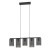 901163 EGLO COLOMERA Подвесной светильник с 5 лампами E27, 200Вт, L800, H1100, B120, сталь черный, серое стекло