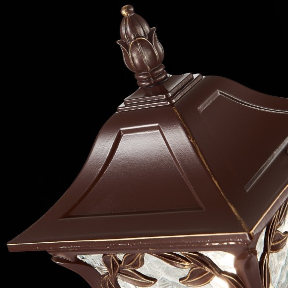 SL083.705.01 Светильник уличный наземный ST-Luce Кофейный/Кофейный, Прозрачный E27 1*60W CHIANI SL083.705.01 Светильник уличный наземный ST-Luce Кофейный/Кофейный, Прозрачный E27 1*60W CHIANI