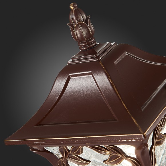 SL083.705.01 Светильник уличный наземный ST-Luce Кофейный/Кофейный, Прозрачный E27 1*60W CHIANI SL083.705.01 Светильник уличный наземный ST-Luce Кофейный/Кофейный, Прозрачный E27 1*60W CHIANI
