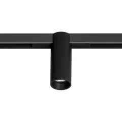 Arte Lamp OPTIMA A7269PL-1BK Черный магнитный трековый светодиодный светильник, вертикальный неповоротный цилиндр, COB LED 8Вт 4000К 830Лм 36° CRI90 IP20 48В светодиоды BRIDGELUX