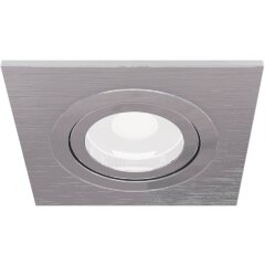 Встраиваемый светильник Maytoni DL024-2-01S Atom под лампу 1xGU10 50W