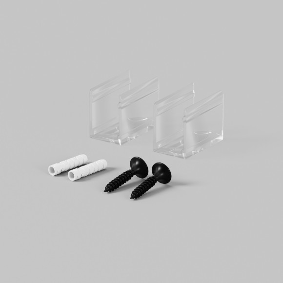 Клипсы для гибкого неона 17x12 мм 2 шт. 432007