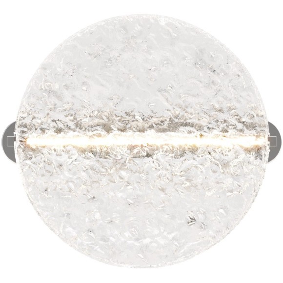 Хромированный светодиодный настенный светильник (бра) LED 7W RA80 250лм 3000К Maytoni Mangata MOD387WL-L8CH3K