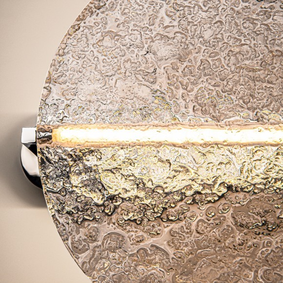 Хромированный светодиодный настенный светильник (бра) LED 7W RA80 250лм 3000К Maytoni Mangata MOD387WL-L8CH3K