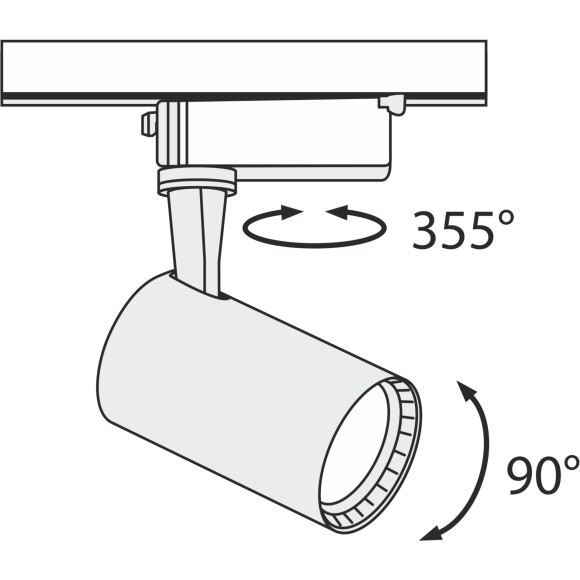Трековый светильник Maytoni Unity Vuoro