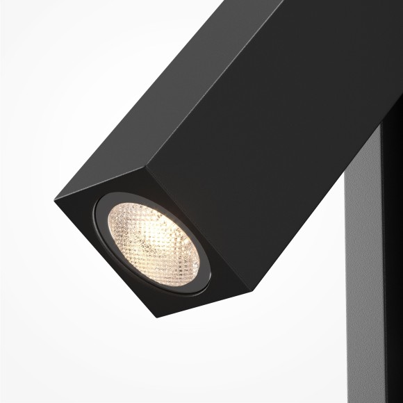 MOD495WL-L3B3K1 Черный настенный врезной светильник (бра) с поворотным плафоном, сенсорным диммером и зарядкой USB-Type C Maytoni Axiom MOD495WL-L3B3K1 Черный настенный врезной светильник (бра) с поворотным плафоном, сенсорным диммером и зарядкой USB-Type C Maytoni Axiom