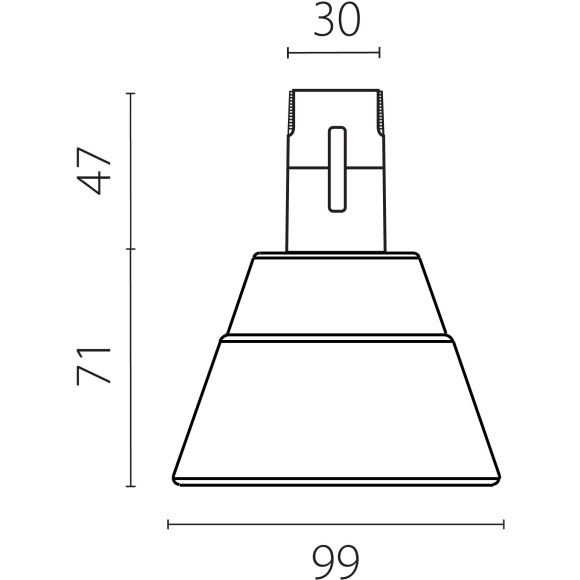 Светильник трековый светодиодный 48V 6W 4000K 50° черный Due Hermes Lightstar 210947