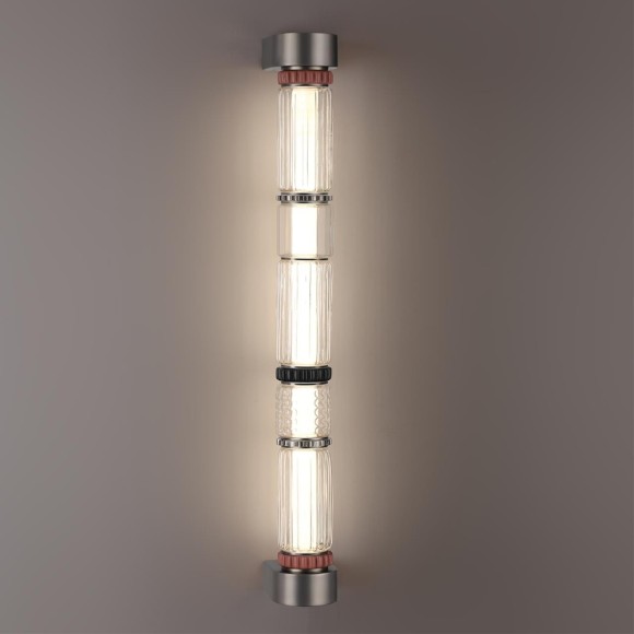 5456/18WL Настенный светильник (бра), металл сатинированный никель, премиум серия, 18Вт 1745Лм 4000K CRI80 ODEON LIGHT Exclusive COLLIER