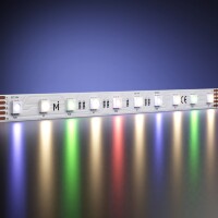 Maytoni 201132 Цветная светодиодная RGB+W3000K лента, 5 метров, ширина 12мм серия ULTRA SMD5050 24V 14,4Вт/м IP20 120° кратность резки 166мм, раб. температура -30...+60°С