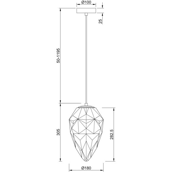 Подвесной светильник Maytoni P052PL-01PK
