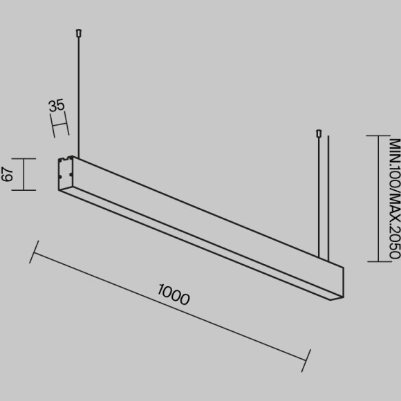 Линейный светильник Technical LL312035 Линейный светильник Technical LL312035