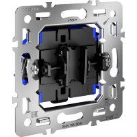 VLS0106M Механизм выключателя с самовозвратом (звонкового выключателя) на 10 ампер (2200 Ватт) VOLTUM S70
