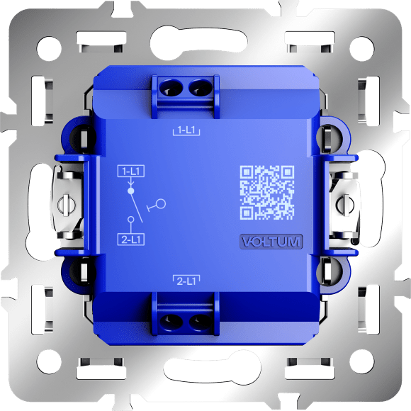 VLS0106M Механизм выключателя с самовозвратом (звонкового выключателя) на 10 ампер (2200 Ватт) VOLTUM S70