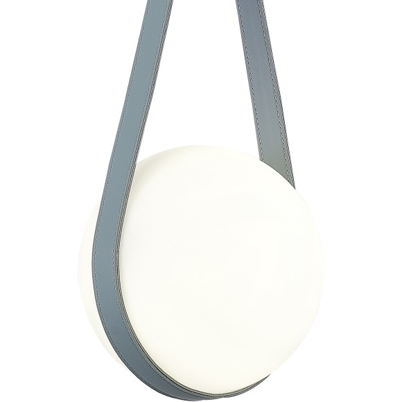 SL2002.423.01 Светильник подвесной ST-Luce Черный, Голубой/Белый E27 1*60W MOONBAG