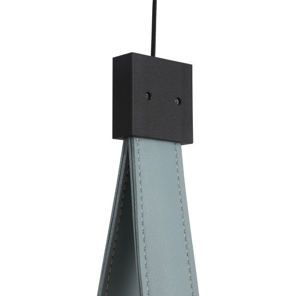 SL2002.423.01 Светильник подвесной ST-Luce Черный, Голубой/Белый E27 1*60W MOONBAG