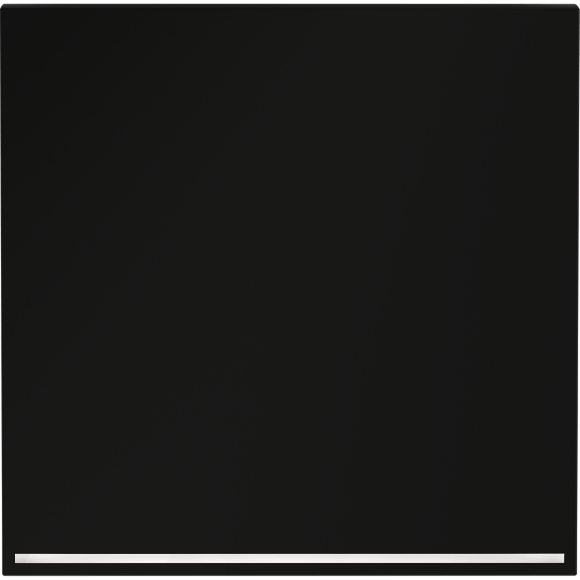 VLS000208 Клавиша черного матового цвета для выключателя и переключателя одноклавишного с подсветкой VOLTUM S70 (черный матовый)