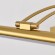 Lightstar Noce 201161 Латунная светодиодная подсветка для картин и зеркал шириной 62см, с выключателем на корпусе и CCT переключением цветности на драйвере, 14Вт 3000;4000;6000К 870Лм CRI90