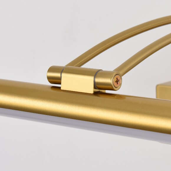 Lightstar Noce 201161 Латунная светодиодная подсветка для картин и зеркал шириной 62см, с выключателем на корпусе и CCT переключением цветности на драйвере, 14Вт 3000;4000;6000К 870Лм CRI90