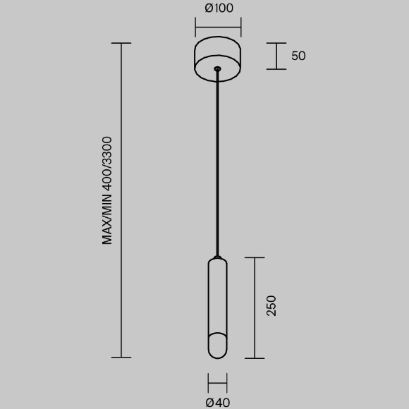 Подвесной светильник Maytoni MOD534PL-L4B3K