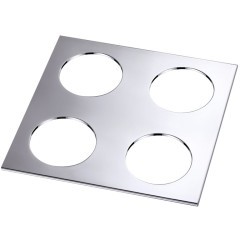 358252 SPOT NT19 287 хром Рамка декоративная к артикулам 357585-357587, 357589, 357909-357910, 37063 METIS 358252 SPOT NT19 287 хром Рамка декоративная к артикулам 357585-357587, 357589, 357909-357910, 37063 METIS