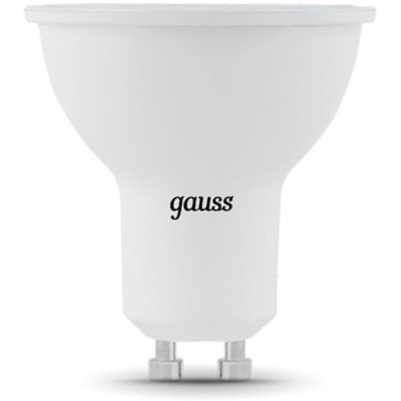 101506105-D Лампа Gauss MR16 5W 500lm 3000K GU10 диммируемая LED 1/10/100