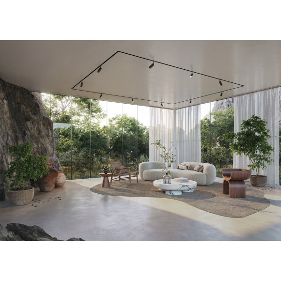 TR032-2-20W4K-M-B Трековый магнитный светодиодный светильник Maytoni Exility CRI90+ 4000К 1500Лм 36° 20Вт