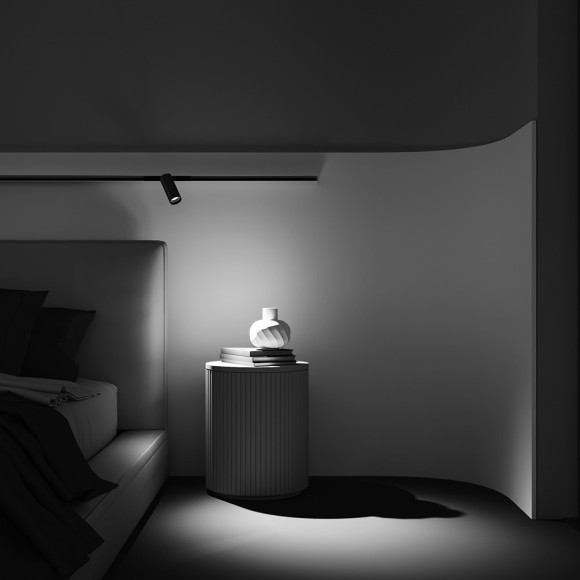 TR032-4-12W3K-M-DS-BBS Трековый магнитный SMART (App, Bluetooth Mesh, Алиса) светодиодный светильник Maytoni Exility CRI90+ 2700-6000К 944Лм 36° 12Вт