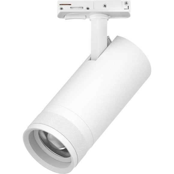Однофазный двужильный трековый спот 20W 1400LM 2700;4000;6000К 20-55град Canno Pro Lightstar C4206SS