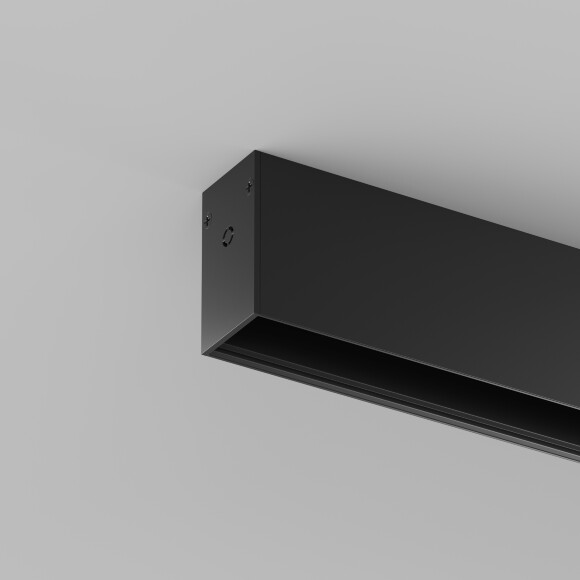 Магнитный накладной шинопровод 1м Smart 220V Denkirs TR2001-BK